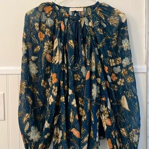 Ulla Johnson Pauline Blouse - Moonlight Floral (Size 2)